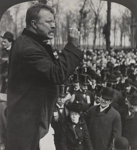 El presidente Roosevelt en Evanston de American Photographer