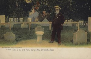 Emplazamiento del antiguo fuerte, Burial Hill, Plymouth, Massachusetts (foto en color) de American Photographer