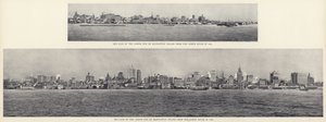 Línea del horizonte del extremo inferior de la isla de Manhattan desde el río Norte de American Photographer