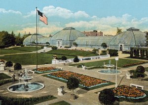 Jardines hundidos y Conservatorio, Parque Washington de American Photographer