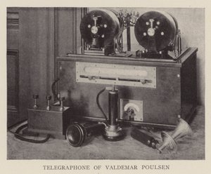 Telégrafo de Valdemar Poulsen (foto b/n) de American Photographer