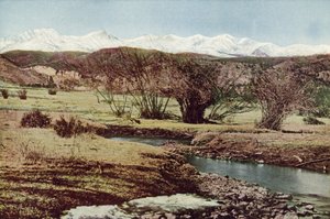 La Cordillera Nevada, cerca de Trinidad, Colorado