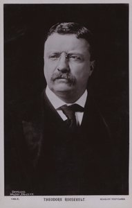 Theodore Roosevelt, político estadounidense y 26º Presidente de los Estados Unidos (foto b/n) de American Photographer