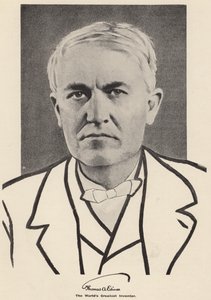 Thomas Edison (foto en blanco y negro) de American Photographer