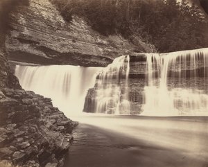 Trenton Falls, Nueva York,c. 1870 (foto) de American Photographer