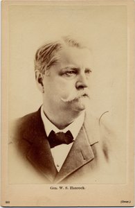 Winfield Scott Hancock (1824-86), General del Ejército de EE.UU., foto de B B Russell, Boston de American Photographer