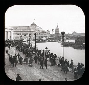 Exposición Mundial Colombina: vista exterior, Chicago, 1893 de American Photographer