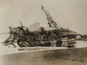 Submarino estadounidense h3 naufragado, 1917 de American Photographer
