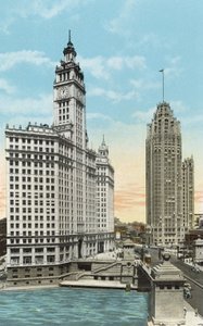 Edificio Wrigley y Torre Tribune de American Photographer