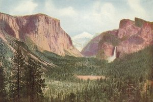 Valle de Yosemite, California, vista general desde Artists Point