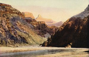 Zoroastro desde el río, Parque Nacional del Gran Cañón (foto en color) de American Photographer