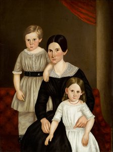 Un Grupo Familiar, finales de la década de 1840 de American School