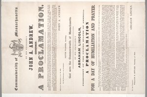 Proclamación para un día de humillación y oración, 28 de julio de 1864