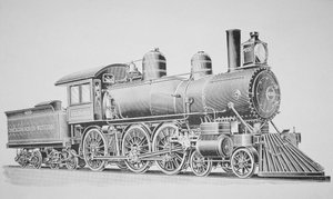 Una locomotora de Schenectady de American School