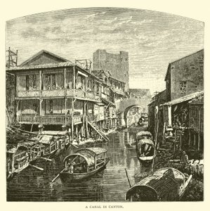 Un canal en Cantón