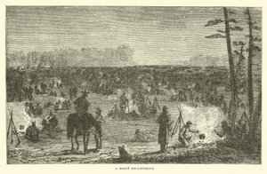 Un campamento nocturno, diciembre 1862 de American School