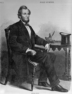 Abraham Lincoln, de la Historia Pictórica de la Guerra Civil de Harper de American School