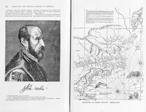 Abraham Ortelius (1527-98) y su mapa mundial de 1569, ilustración de 