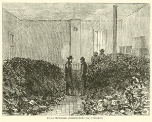 Equipos rendidos por Johnston, abril 1865