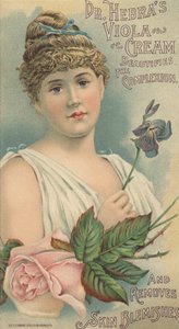 Anuncio de Dr. Hebras Viola Cream, c.1897 de American School