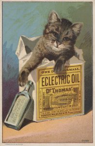 Anuncio del aceite ecléctico del Dr. Thomas