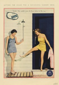 Anuncio de DuPont Acele Yarn, 1936 de American School