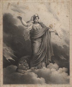 Figura alegórica (litografía) de American School