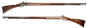 Fusil de oficial estadounidense hecho por Elijah Buel para un oficial de la Milicia de Connecticut de American School