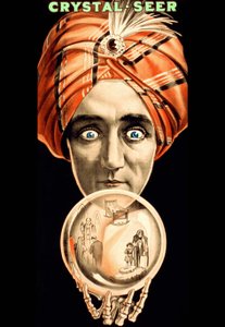Cartel estadounidense para el espectáculo Crystal Seer (que lee la bola de cristal) sd. principios del siglo XX (cartel) de American School