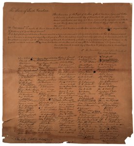 Una ordenanza para disolver la Unión entre el Estado de Carolina del Sur, 20 de diciembre de 1860, impresa en 1861 de American School