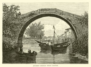 Puente antiguo cerca de Cantón de American School