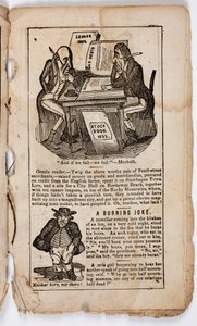 Y si fallamos - ¡fallamos! Macbeth, página 7 de El Comic All-my-nack de Elton, 1838 de American School