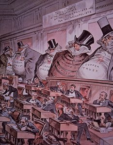 Caricatura antimonopolio de 