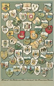 Escudos de los estados de EE.UU. de American School