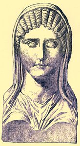 Aspasia, ilustración de History of Greece de Victor Duruy, publicado en 1890
