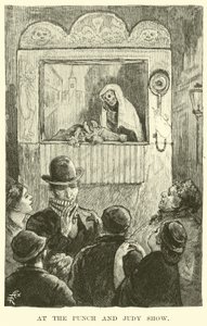 En el Espectáculo de Punch y Judy
