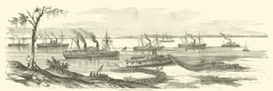 Desembarco de Banks en Baton Rouge, Louisiana, marzo 1863 de American School