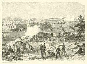 Batalla de Gettysburg, Cumbre de Little Round Top, 2 de julio, julio de 1863 de American School