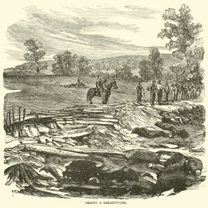 Detrás de una barricada, septiembre 1862 de American School