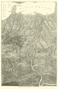 Vista aérea de la cuenca del Mississippi, 1862 de American School