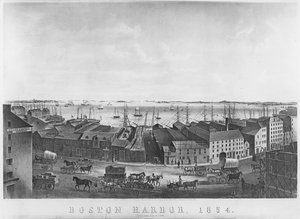 Puerto de Boston, 1854 de American School