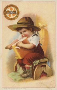 Niño cortando una barra de pan de American School