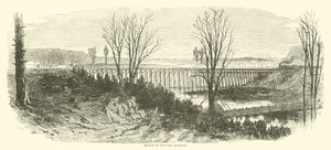 Puente en el ferrocarril militar, marzo 1865 de American School