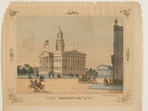Ayuntamiento de Brooklyn, publicado por Charles Magnus, Inc. de American School