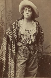 Imagen de tarjeta de gabinete del actor Adah Isaacs Menken de American School