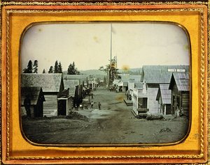 Pueblo Minero de Oro de California, c.1852