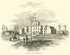 Capitolio en Milledgeville, noviembre 1864 de American School