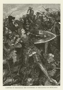 Captura de Federico el Hermoso en la Batalla de Mühldorf