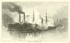 Captura del Harriet Lane, enero 1863 de American School
