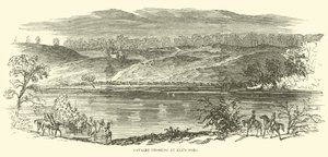 Caballería cruzando en Elys Ford, enero-abril 1863 de American School